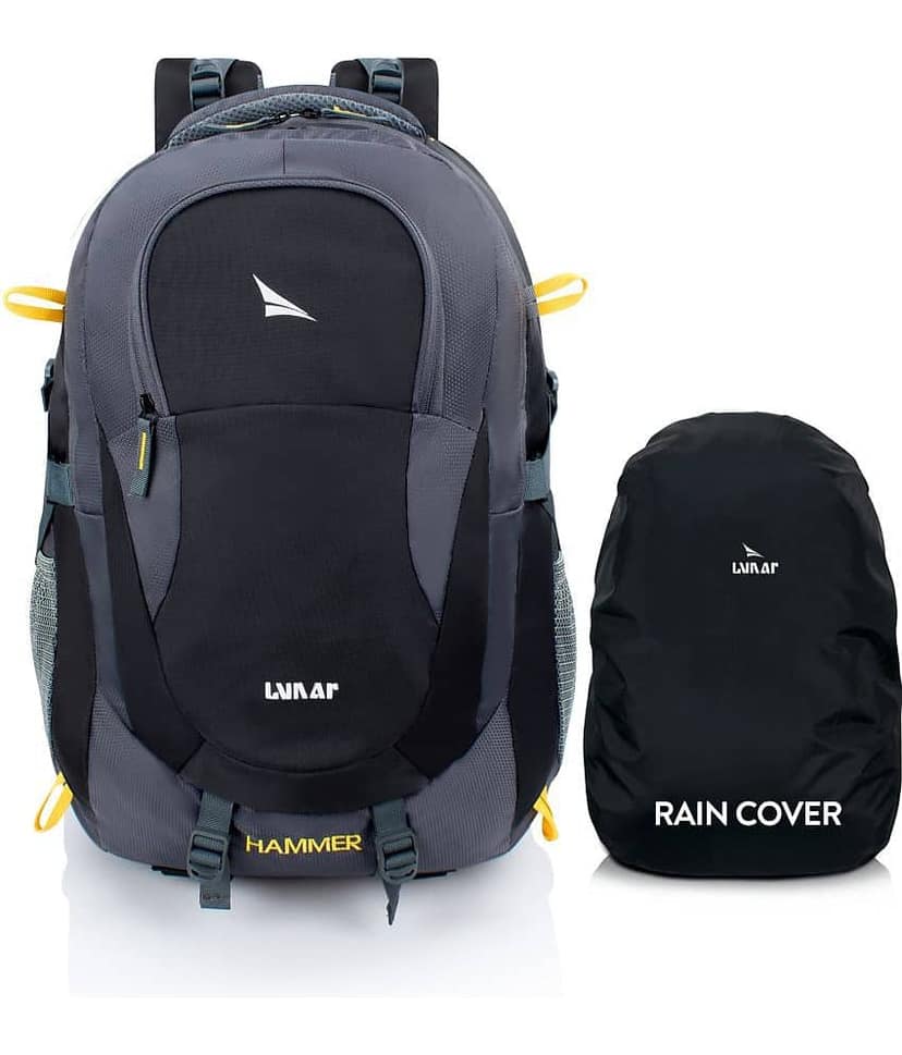Lunar's 50 Ltrs Black Backpack