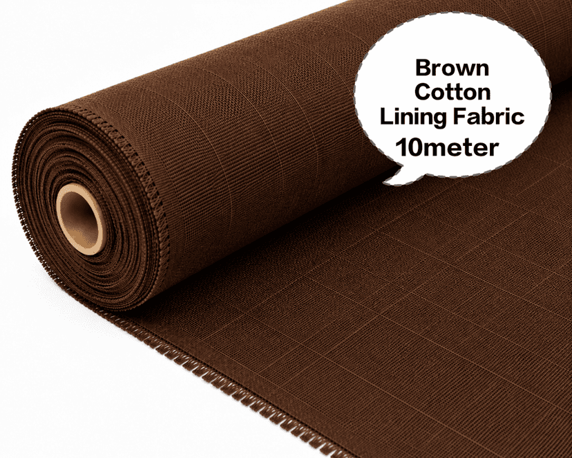 Brown Cotton Lining Fabric (Chhota Panna), Brown Cotton Lining Fibre (Chhota Panna), Brown Lining Cloth (Chhota Panna), Soft Brown Cotton Lining (Chhota Panna), Brown Garment Lining Fabric (Chhota Panna)