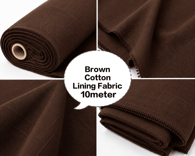 Brown Cotton Lining Fabric (Chhota Panna), Brown Cotton Lining Fibre (Chhota Panna), Brown Lining Cloth (Chhota Panna), Soft Brown Cotton Lining (Chhota Panna), Brown Garment Lining Fabric (Chhota Panna) view 4
