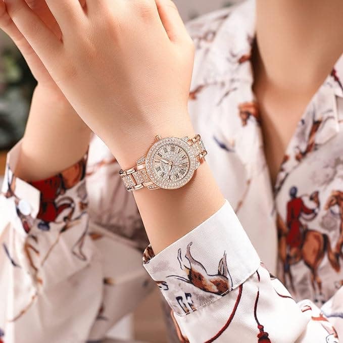 NIBOSI Women Wrist Watches Analog Rose Gold Dial Women's Watch for Girls view 6