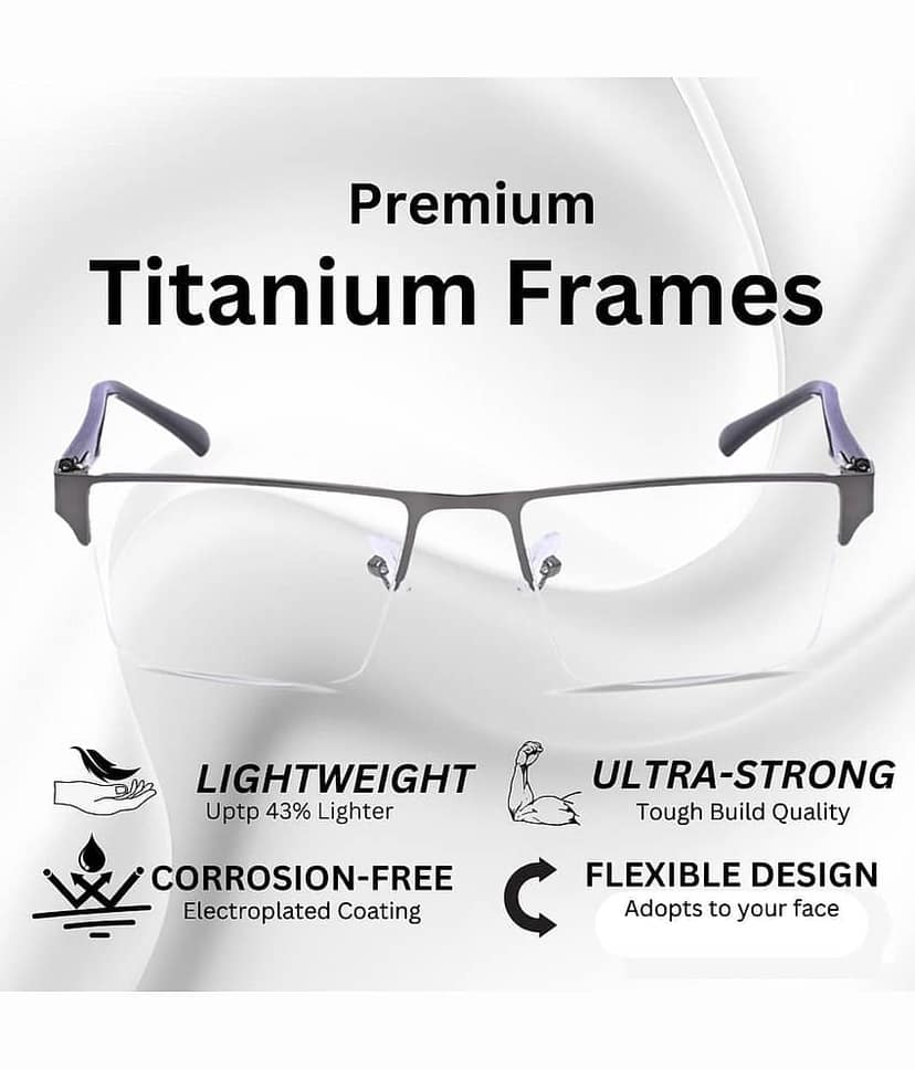 Redex Rectangle Half Rim Reading Glasses view 2