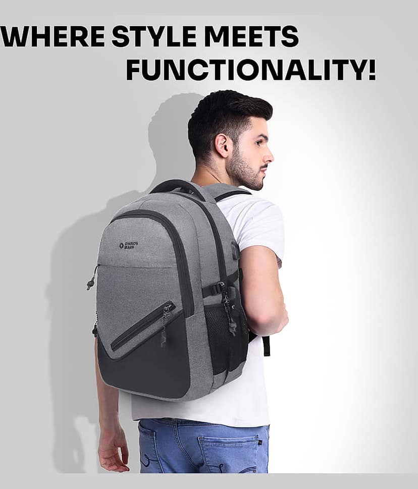 OMRON BAGS 25 Ltrs Grey Laptop Bags view 2