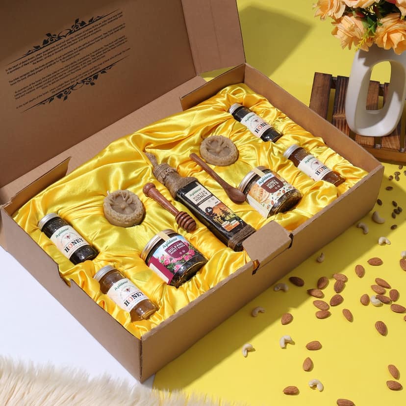 Apidear Premium Forest Treasures Gift Box – Eco-Friendly Wellness Hamper.
