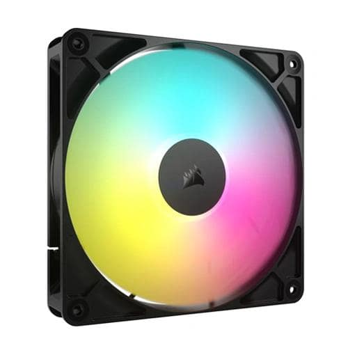 RGB CPU Cooler Fan 120mm with PWM Connector, 1500 RPM, Vitra Lighting, Hydro Bearing, RGB Sync LED Cabinet Fan for Gaming PC view 2
