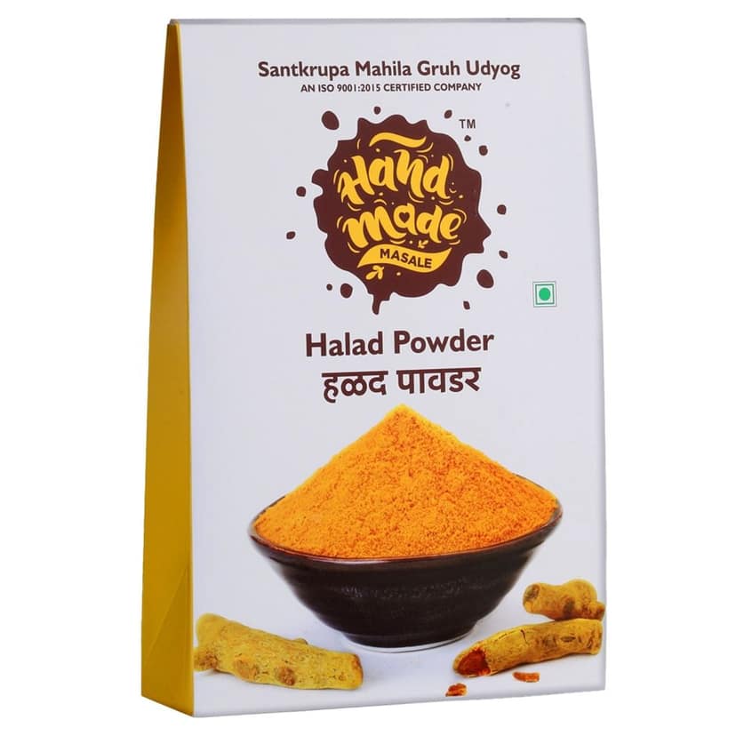 Handmade Masale Turmeric Powder | Haldi Powder | हळद पावडर | 100% Natural & Pure view 3