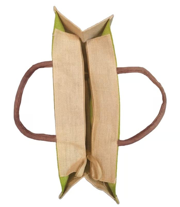 Green Jute Bag view 2