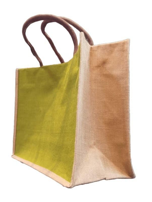 Green Jute Bag view 3
