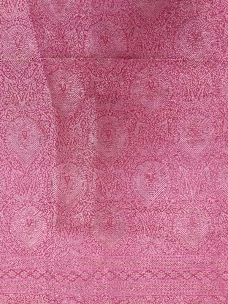 Pink Saree With Blouse view 3