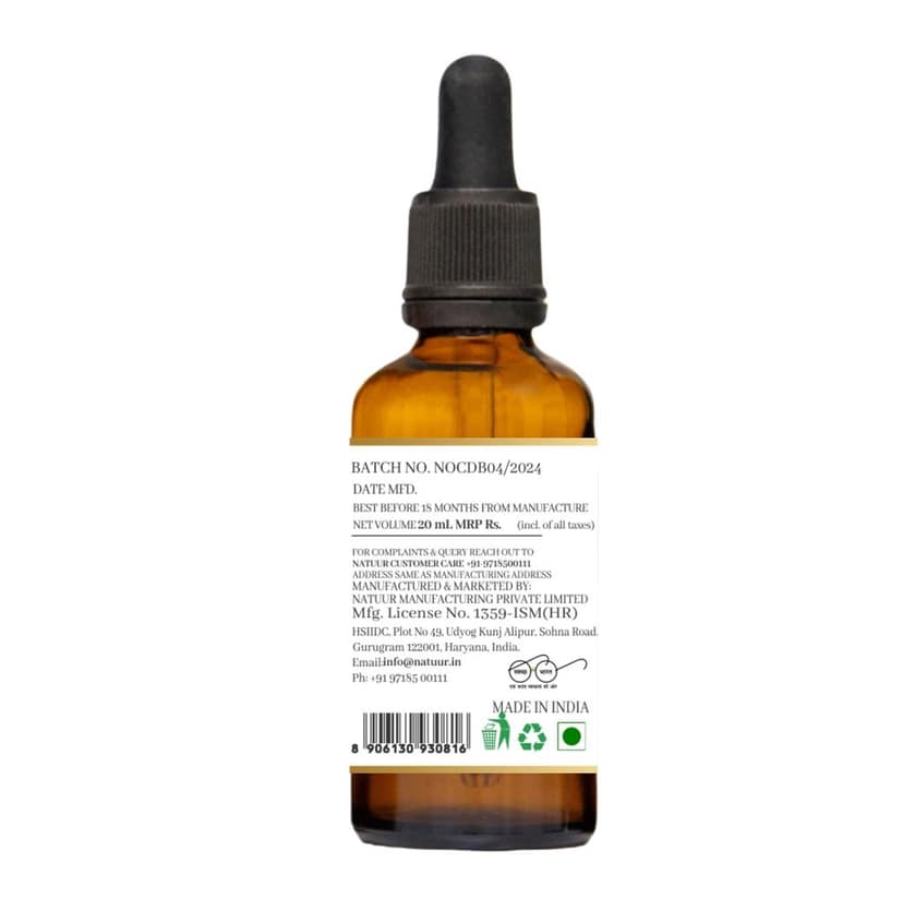 Natuur 10% Vitamin C Face Serum with Vitamin C, 5% Niacinamide & Hyaluronic Acid for Skin Radiance - 10 ml/ 20 ml view 3