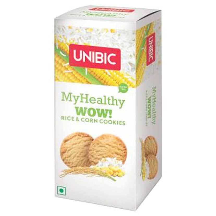 Unibic Cookies - My Healthy Wow Rice & Corn, 75 G view 2