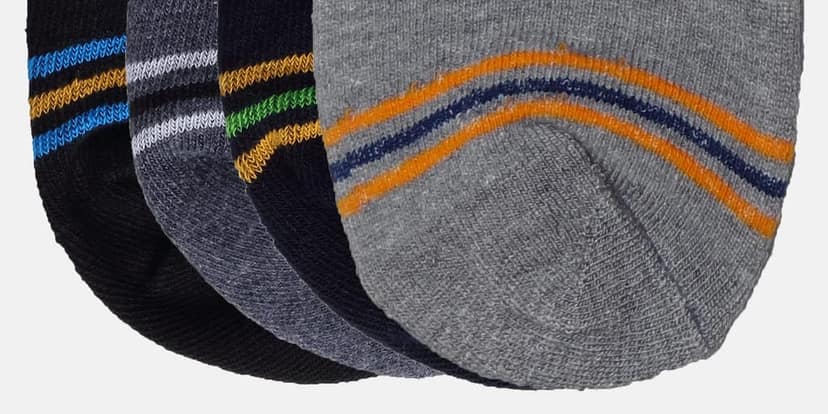 Kolor Fusion Men & Women Low Cut Ankle Length Terry Cotton Socks (Pack Of 4) view 3