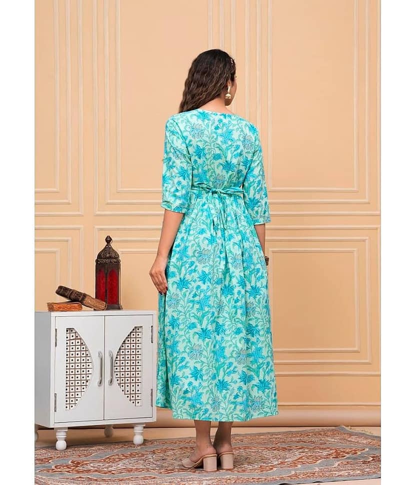 Nevisha Style Multi Color Cotton Maternity Kurta Single view 2