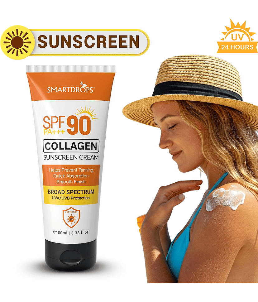 Smartdrops SPF 90 Sunscreen Cream For Dry Skin ( Pack of 1 )
