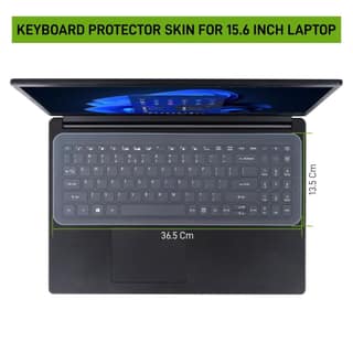 Universal Keyboard Protector Skin for 15.6 Inch Laptop |Keyboard Dust Cover | 15.6" Keyguard (31 x 13cm)