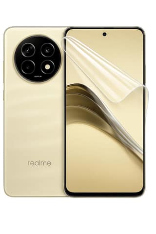 SKINOVITA Realme Front Glossy Screen Protector | Crystal Clear HD Display Protection with Smooth Touch & Full Coverage
