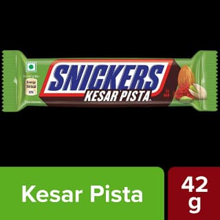 Snickers Kesar Pista Chocolate Bar, 42 G