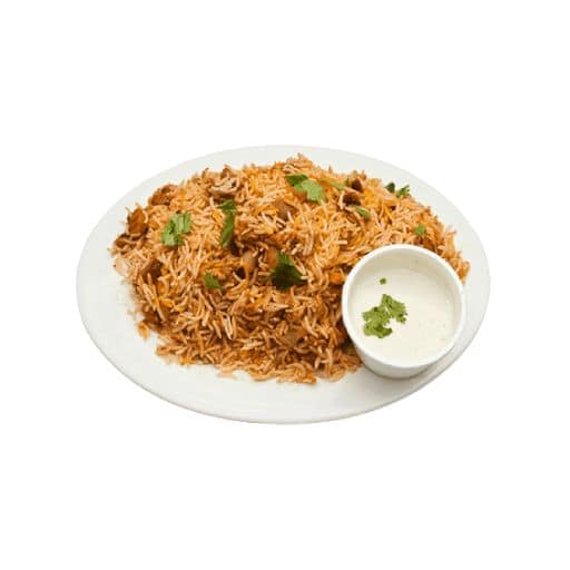 Veg Briyani With Raitha