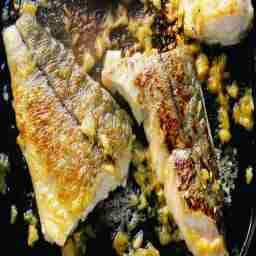 Grilled haddock