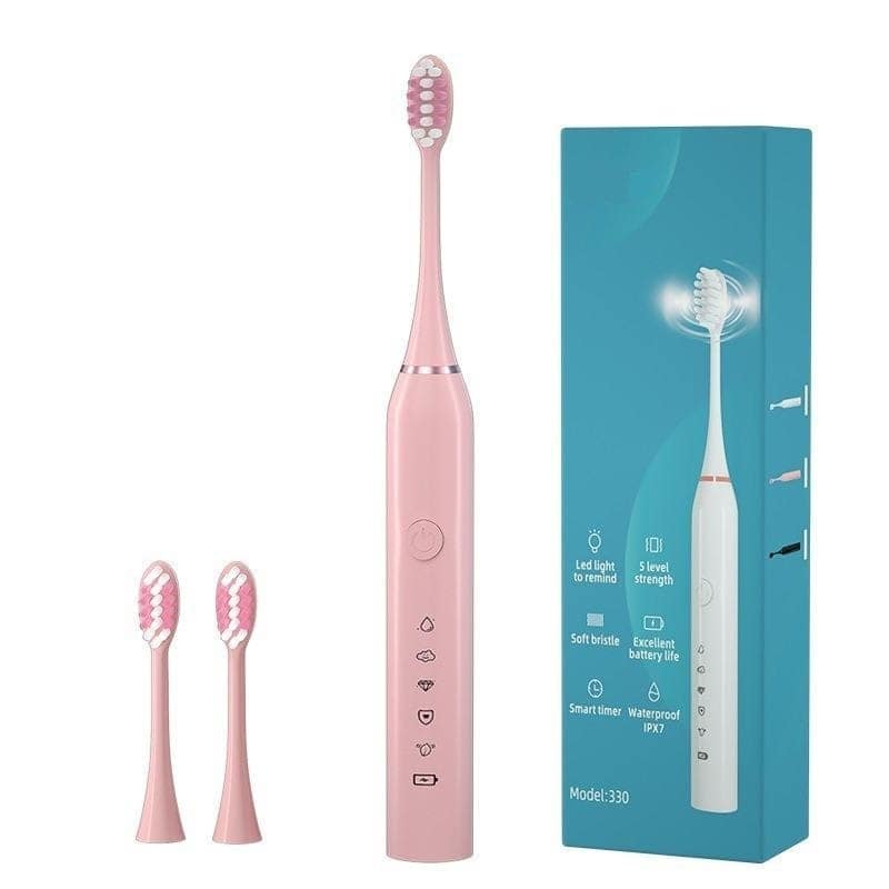 AUSHA Sonic Electric Toothbrush for Adults | 38,000 Strokes/Min | 5 Brushing Modes | USB Rechargeable | IPX7 Waterproof | 3 Brush Heads