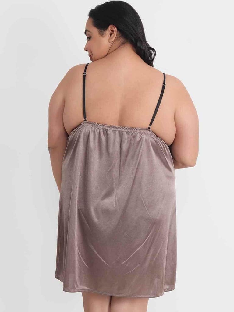 Plus Size Hot Bikini Babydoll Dress for Honeymoon BB34Bm view 6