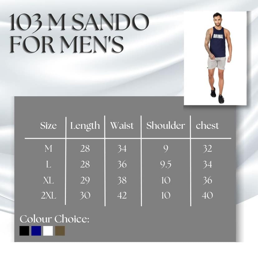 BLUEFICUS Men's GymVest Workout and Muscle Tank Top for Bodybuilding Running Weight Lifting Made by Dryfit Polyester Fabric (Black & Blue) (Pack of 2) view 5