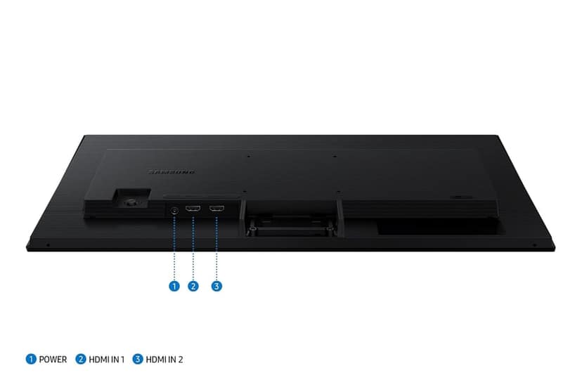 Samsung 24" (60.5 cm) 120hz Flat Monitor|IPS Panel|FHD 1080p (1920 x 1080)|120 Hz|5 ms|Dual HDMI Ports (2EA)|Super Slim Borderless Design|Game Mode|Eye Saver Mode|Wall Mountable|LS24F320GAWXXL|Black view 3