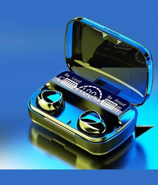 LOUDPORIUM M10 TWS Wireless Earphone In-the-ear Bluetooth Headset with Upto 3h Talktime Deep Bass - Black
