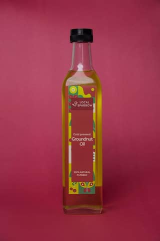 Local Sparrow Cold Pressed Groundnut Oil