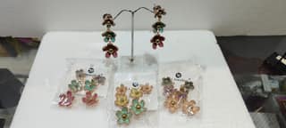 Delicate Flower Drop Earrings