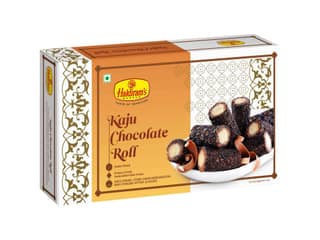 Haldiram's Kaju Chocolate Roll Packed Sweets - 250 Gm