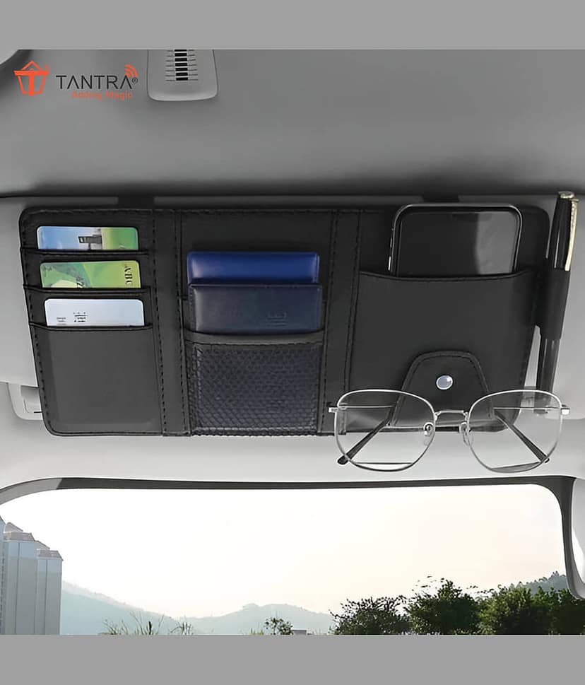 Tantra Multi Pocket Organizer for Front Seat Side Black