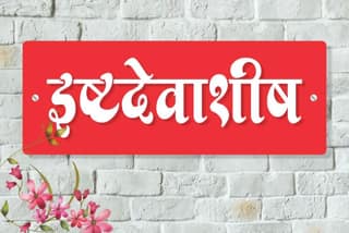 iCreations Red Glossy Nameplate for Home with White Acrylic Embossed Letters (6x16 Inch)