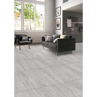 Orientbell Floor Tiles DGVT Real Travertine Grey 2 PCS