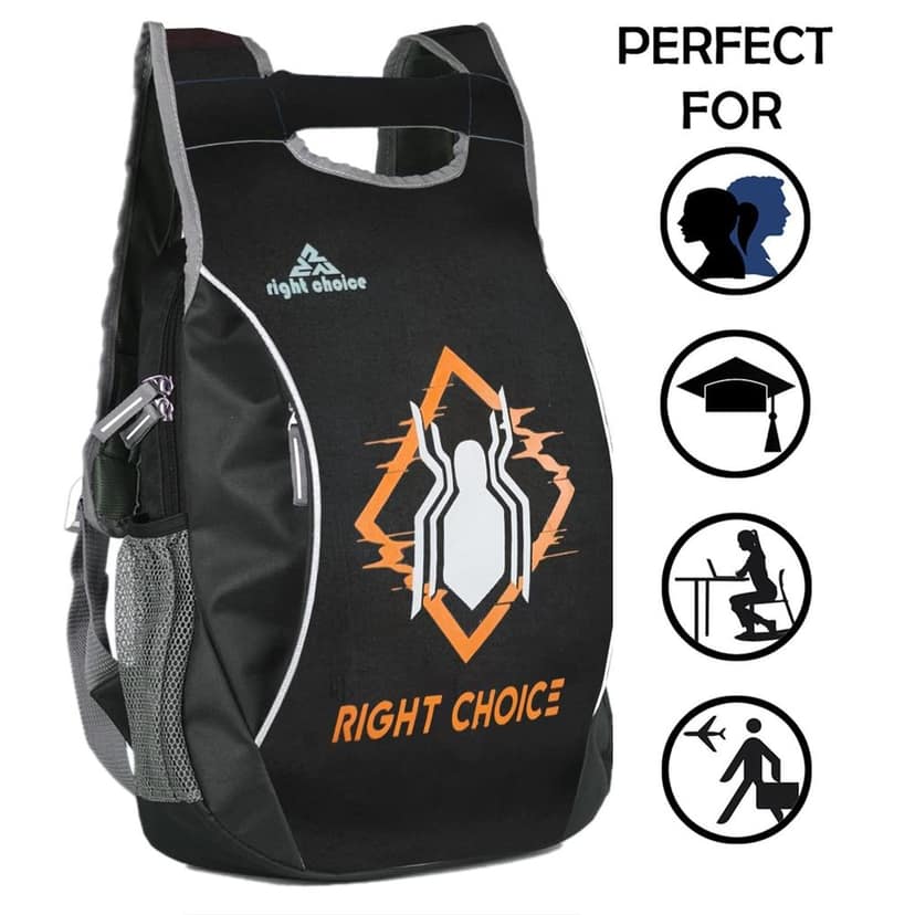 RIGHT CHOICE Small 20 L Backpack daily use unisex college bags sports typography religion backpacks view 2