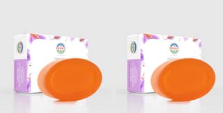 Pure Kesar Chandan Organic Handmade Soap Bar (Value Pack - 100 g) – Cold-Pressed Oils, Glycerin & Natural Botanicals, Sulfate & Paraben Free, Ayurvedic Herbal Cleanser for All Skin Types – Cleansing & Moisturizing
