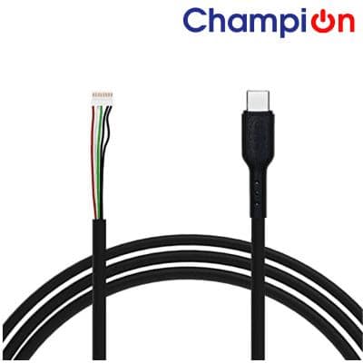 Champion Type-C Cable for Morpho Safran Aadhar Biometric Fingerprint Scanner MSO-1300, E1, E2, E3 (Black) view 2