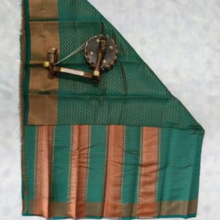 Jacquard Silk Cotton Saree with Blouse