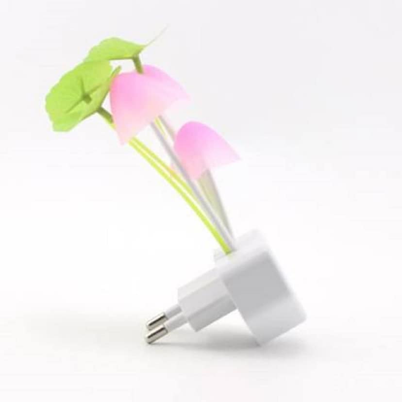 Elecsera Stylish Flower Mushroom LED Night Light Sensor Baby Bed Room Lamp Night Lamp (10 cm, Multicolor) view 4