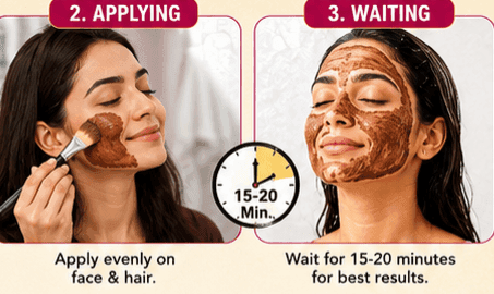SHUSHRAJ JAIVIK Festival Offer Combo Pack – Rose Petals Powder 80g + Hibiscus Powder 80g + Multani Mitti Powder 80g | Buy 2 Get 1 Free | 100% Pure & Natural Herbal Powders view 3
