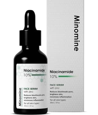 Minomine Face Serum Niacinamide Skin Inflammation Removal For All Skin Type ( Pack of 1 )