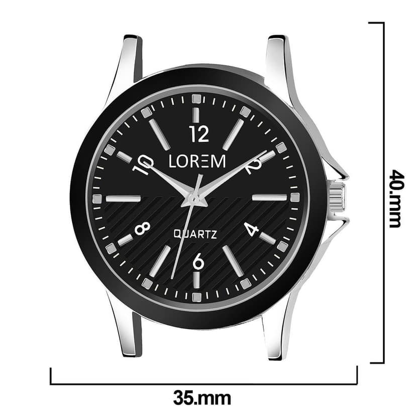 LOREM Classic Style Dial Analog Watch for Women-UF view 4