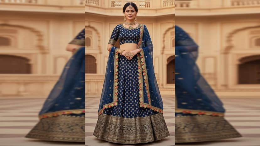 Chahat Lace Multicolor Gota Patti Lace Border 3 cm x 9 Meter | Golden Zari Embroidery Cutwork Ribbon Trim for Saree, Suit, Dupatta, Blouse, Lehenga, Dress, Kurti, Choli, Gown, Anarkali & DIY Craft Decoration view 8