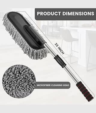 Extendable Ultra Soft Microfiber Car Duster(Pack of 1)