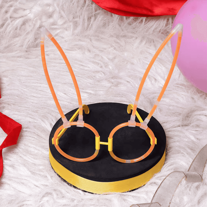 Glow In The Dark Bunny Headband Glow in The Dark Headband Rabbit Ear headband for Kids, Teens, Adults view 4