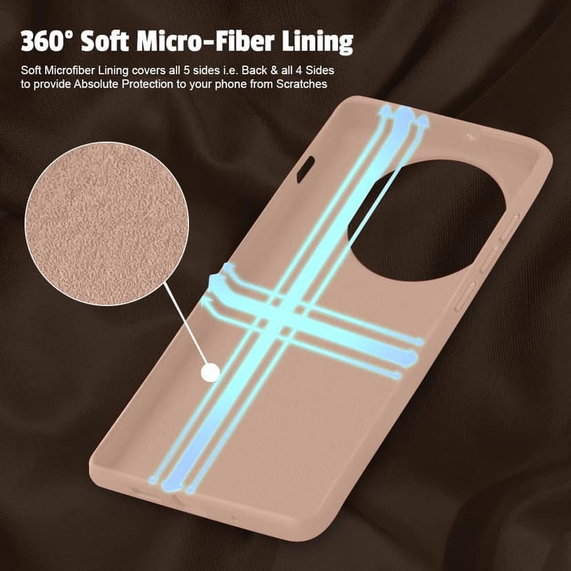 LIRAMARK Liquid Silicone Soft Back Cover Case for OnePlus 13/1+13 5G view 4