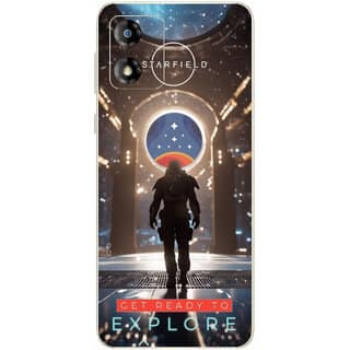 Yug Emporium Moto E13 Explore Astronaut 3D (Back Cover, Multicolor)