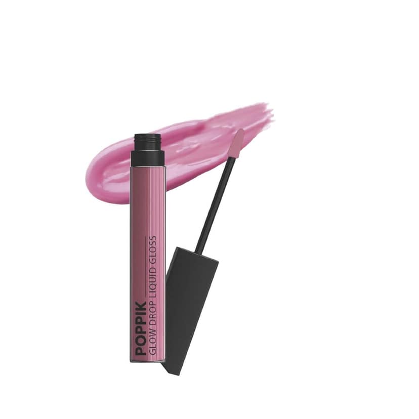 POPPIK Liquid Gloss Lipstick for Women | High Shine, Non Sticky, Moisturizing Lip Color | Smooth Glossy Finish | Party & Everyday Wear Lip Gloss, Ideal for Wedding, Casual Outings, Gifting, 2ML