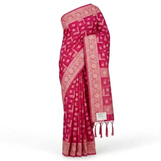 Soft Pink Sambalpuri Saree
