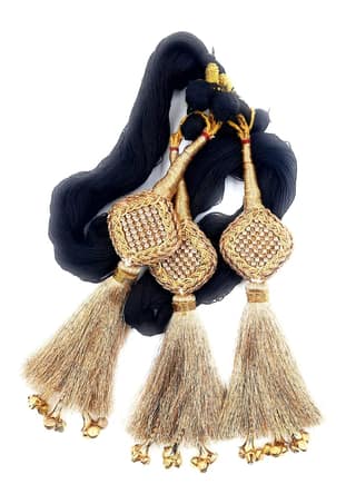 Jhumka & Ghungroo Heavy Design Punjabi Paranda/Braid Tassles/Patiala Shahi Parandi
