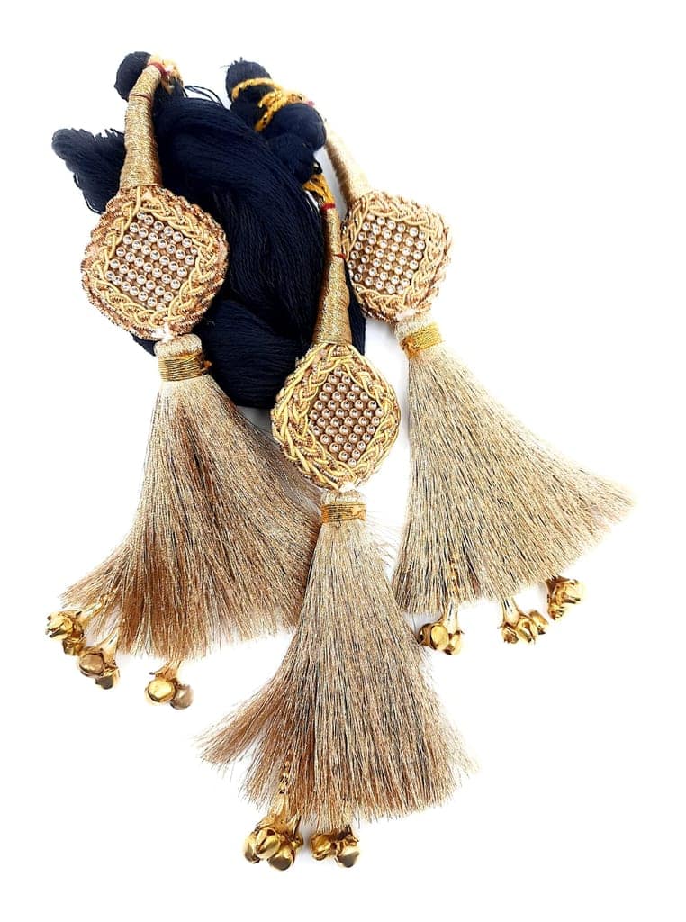 Jhumka & Ghungroo Heavy Design Punjabi Paranda/Braid Tassles/Patiala Shahi Parandi view 7